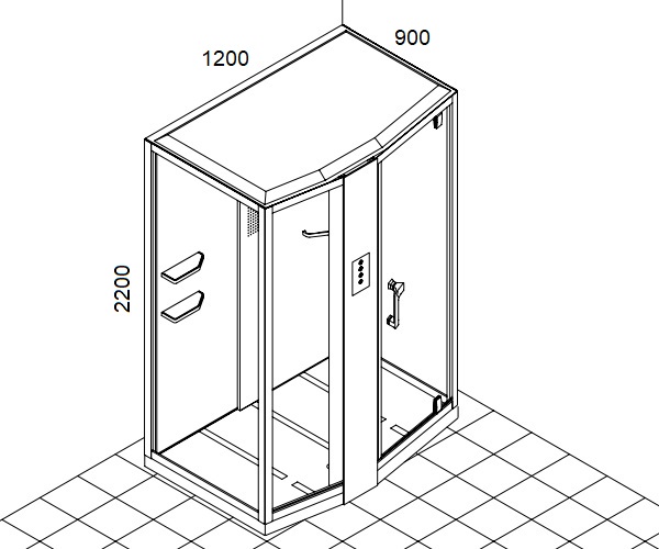 кабина ORANS SR-89105 S 120х90